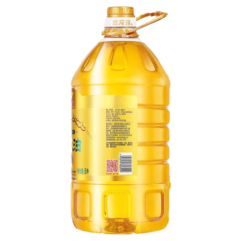 金龙鱼 食用油 双一万 谷维多稻米油5L(新老包装随机发货)