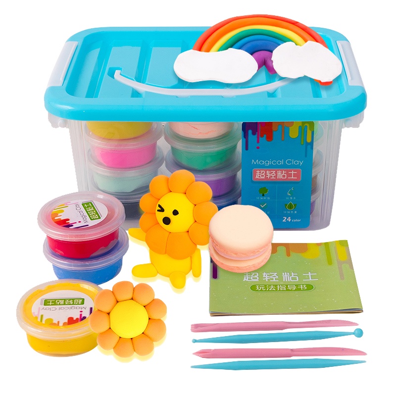 乐缔 儿童玩具超轻泥土彩泥橡皮泥DIY玩具 男女孩宝宝手工冰淇淋机黏土雪糕机套装生日礼物