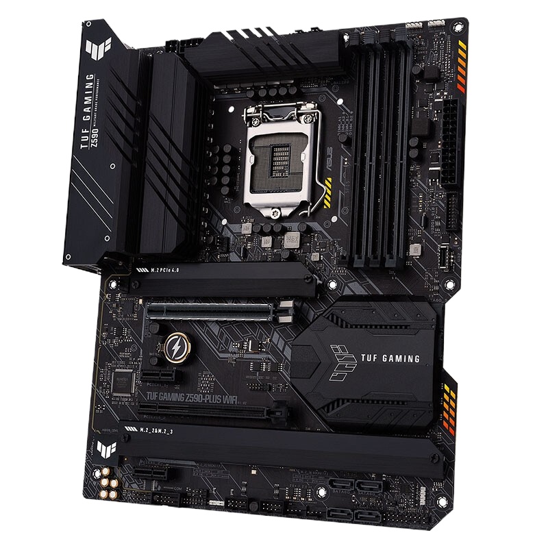 华硕(ASUS)TUF GAMING Z590-PLUS 主板 支持 CPU 10900K/10700K(Intel Z590/LGA 1200)