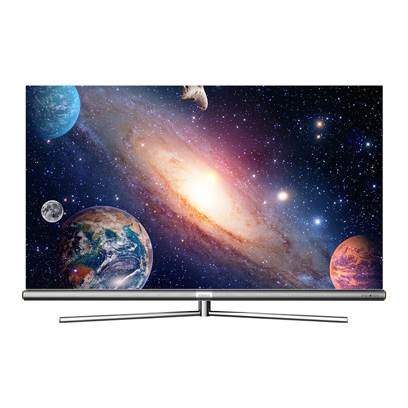 康佳电视OLED55V1 55英寸 4K超高清电视 8K解码 4GB运行 OLED无边全面屏电视