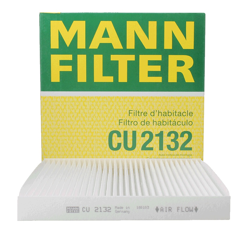 曼牌(MANN)空调滤CU2132适配09-15款奔驰Fortwo