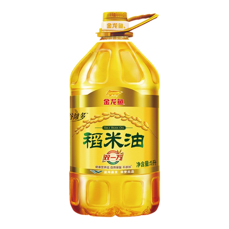 金龙鱼谷维多双一万稻米油5L