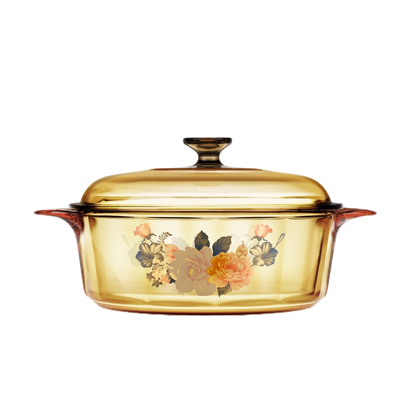 WORLD KITCHEN 康宁 VS-32-FLR 3.25升花卉煮锅 310*310*180mm