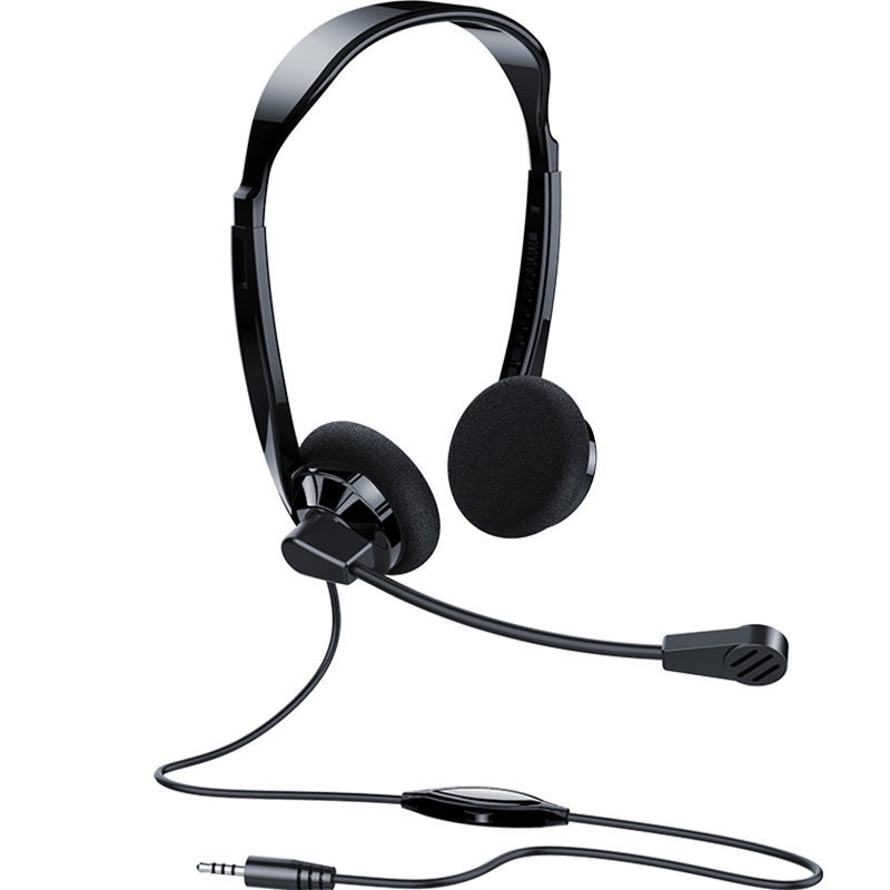 联想(Lenovo)P702+耳机头戴式 电脑网课耳机耳麦 游戏耳机 吃鸡耳机 手机耳机 办公娱乐线控 黑色