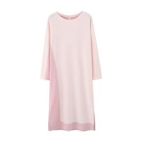 安之伴针织提花组织素色长袖女裙81932721574