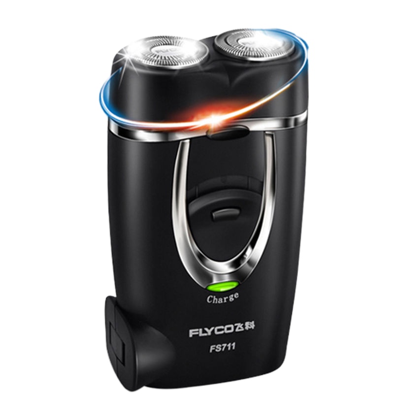 剃须刀男士充电式便携式刮胡刀电动胡子刀须刨递剔胡须刀 飞科FS711+剃须刀布袋