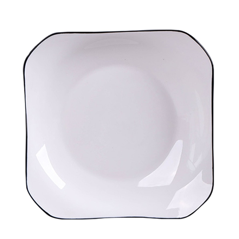 LICHEN 陶瓷菜盘子北欧ins餐具系列8英寸如意盘