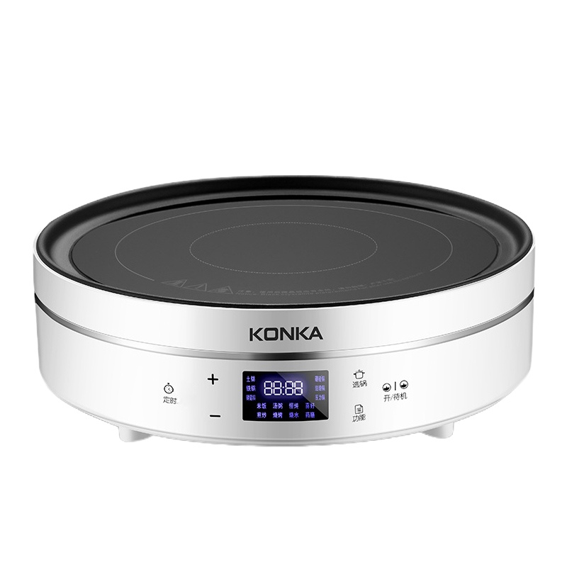 康佳(KONKA)电陶炉KES-22AS02火力11档调节触控式家用茶炉电磁炉智能功率调节 家用触控式不挑锅具