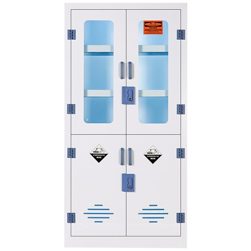 鑫虎威 pp柜酸碱柜耐腐蚀化学品柜危险品储存柜pp试剂柜子4加仑PP药品柜