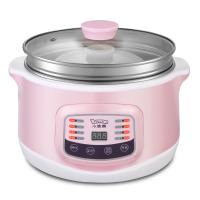小浣熊电炖盅D6 3.5L一锅4胆电炖锅全自动预约定时煲汤熬煮粥锅1-6人4隔水炖家用煲汤神器