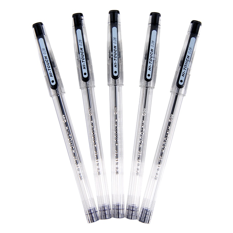 晨光(M&G)GP0096黑色中性笔 12支/盒 0.28mm 极细签字笔 财务笔 会计记账医生处方专用笔