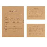 递乐(DiLe) 会计凭证装订收纳盒A4竖版单 凭证盒HZ351(220*305*50mm)10个装 偏远地区不发货
