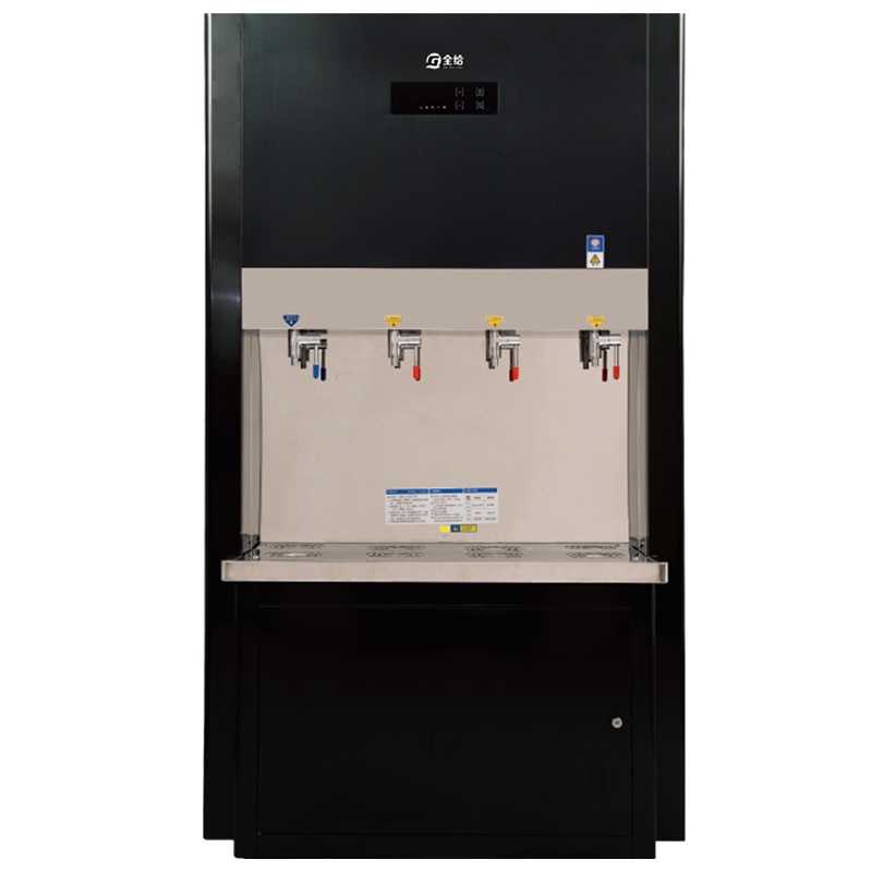 全给 柜式黑钛 冷热型 40~100人用 微电脑 智能开水器 Q4-HL900 380V/9KW 标配直饮水系统.