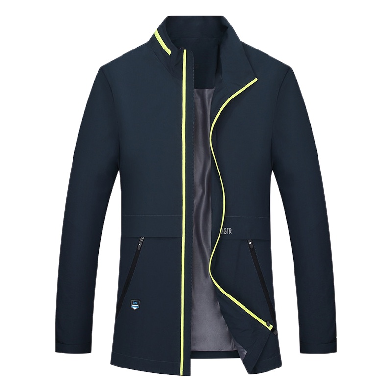 花花公子(PLAYBOY ICON)男士春秋立领夹克外套