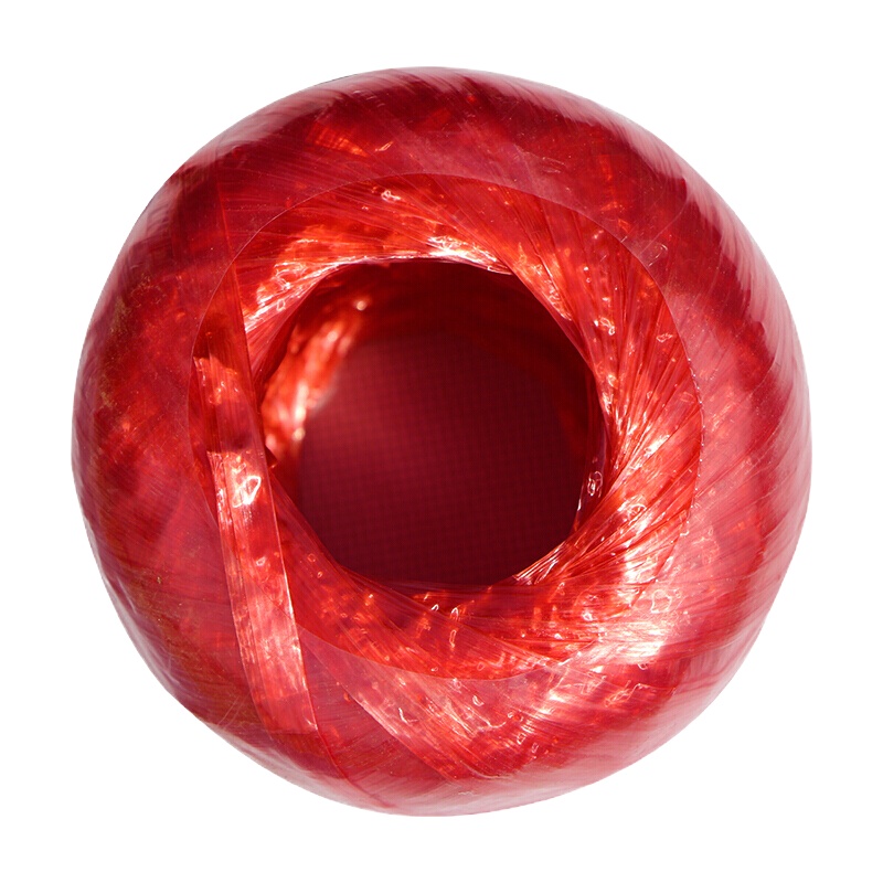 捆扎球100克塑料绳子捆扎绳打包绳[大红](2卷装)