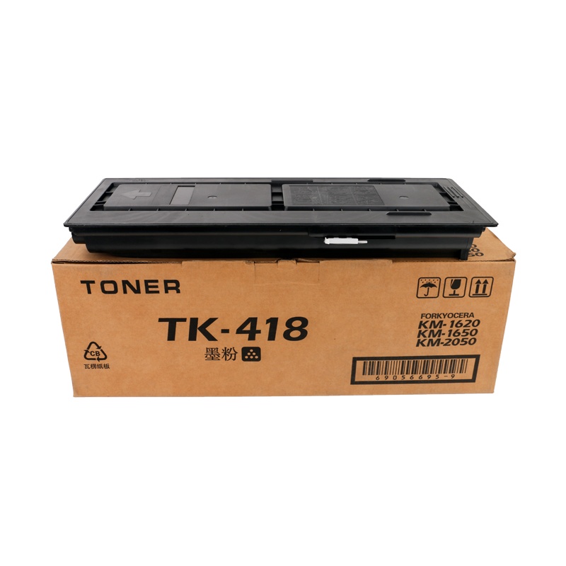 彩格TK-418硒鼓(墨粉)黑色单支装(适用京瓷KM-1620/1650/2020/2050)打印页数:18000
