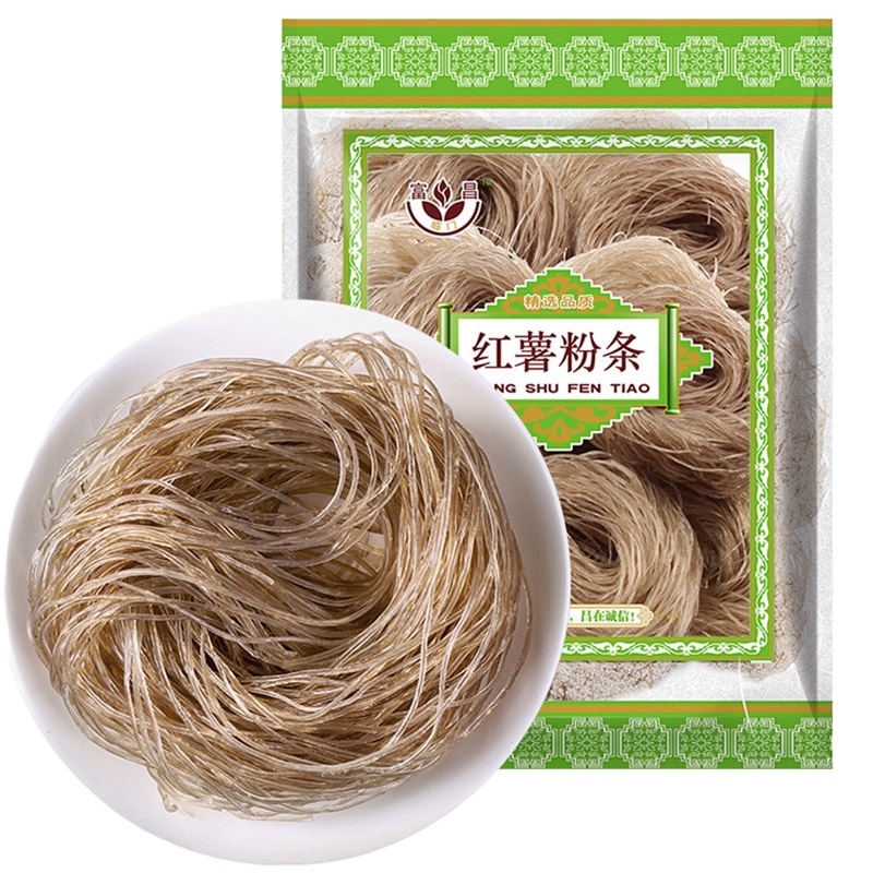 富昌农家红薯粉条500g手工干货火锅山芋正宗地瓜红苕细粉丝山东特产