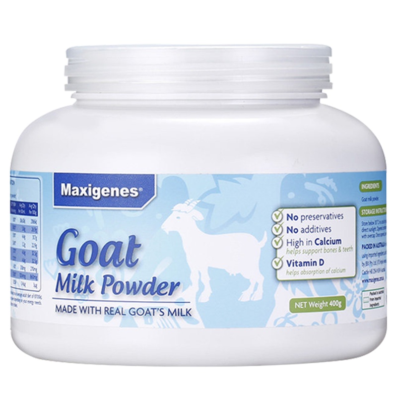 Maxigenes美可卓蓝胖子纯山羊奶粉400g/罐装3岁以上羊奶粉早餐奶澳洲成人奶粉孕妇儿童学生高钙易冲泡 进口高钙