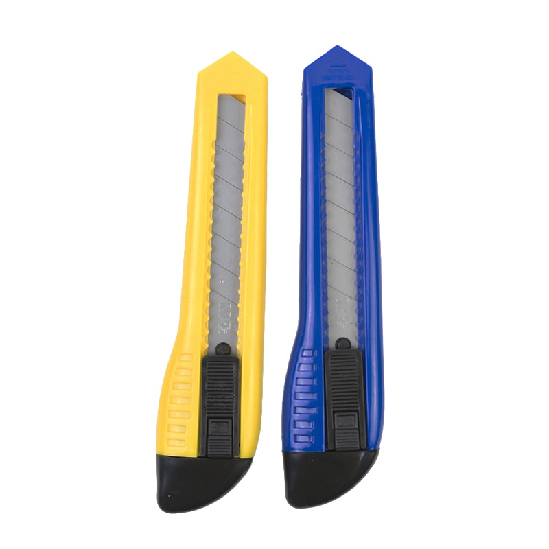 晨光(M&G)ASS91465 18mm美工刀5个 大号裁纸刀 金属切割刀 切纸刀片壁纸刀 办公用品 剪/刀/尺