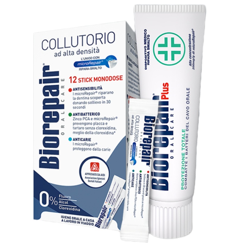 贝利达便携漱口水+多效修复牙膏