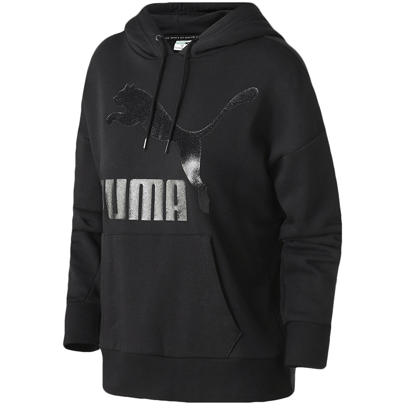 【自营】PUMA彪马女装运动服休闲LOGO款连帽卫衣599197