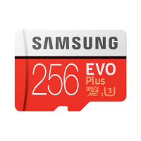 三星(SAMSUNG) microSDXC UHS-1存储卡256G升级版+SD卡适配器 读取100m/s写入90m/s