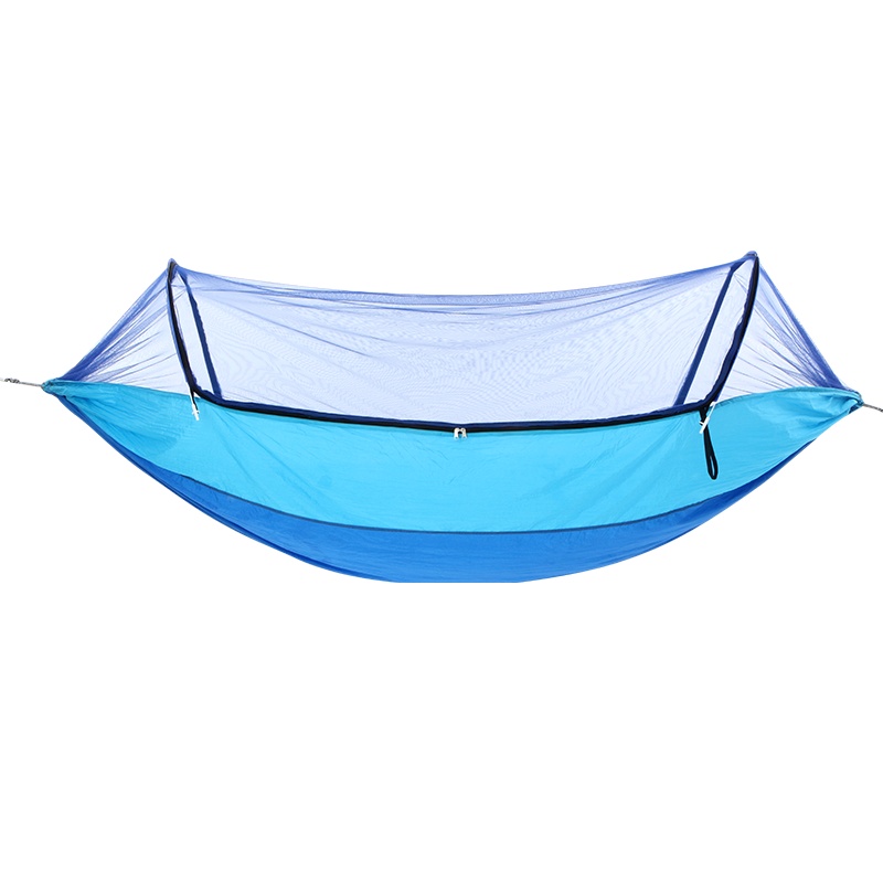 采帆带蚊帐吊床户外秋千野外防蚊防虫单人双人室内防侧翻吊床家用吊椅