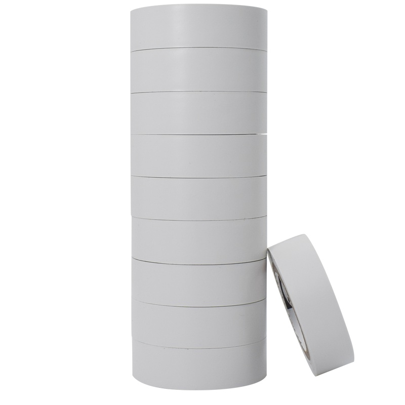 [苏宁自营]保拉(Paola) 10米*10卷PVC电气绝缘胶带 白色电工标记胶布 无铅阻燃防水胶布耐高温耐磨 5818