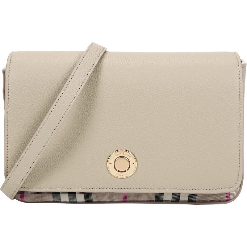 BURBERRY 博柏利 女款 皮质单肩斜挎包小号 80232251