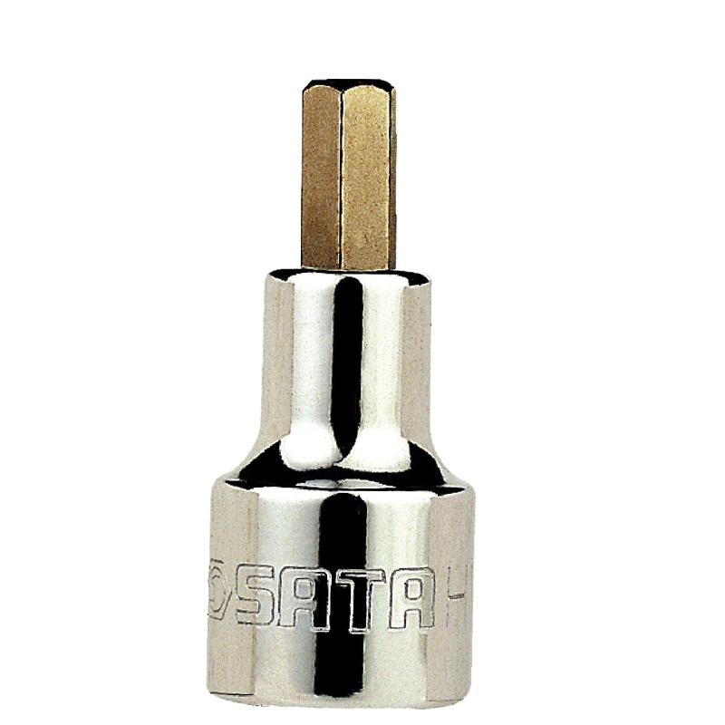 世达(SATA)12.5MM系列50MM长六角旋具套筒 加长内六角旋具套筒扳手旋具头 8MM 24205