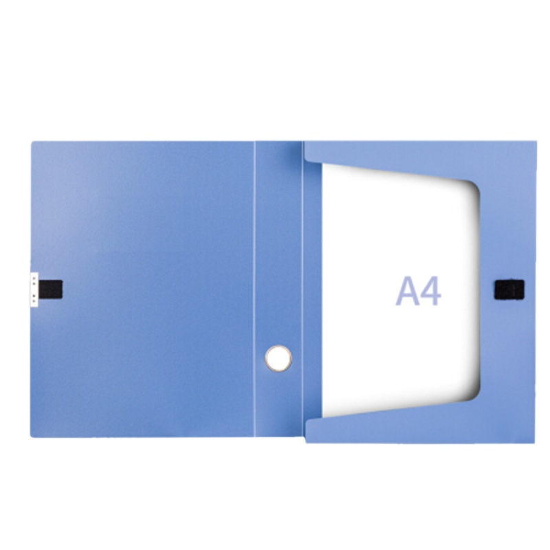 得力 5623A4塑料文件盒 加厚财会档案盒资料盒文件盒 财务凭证盒 考试收纳 50mm