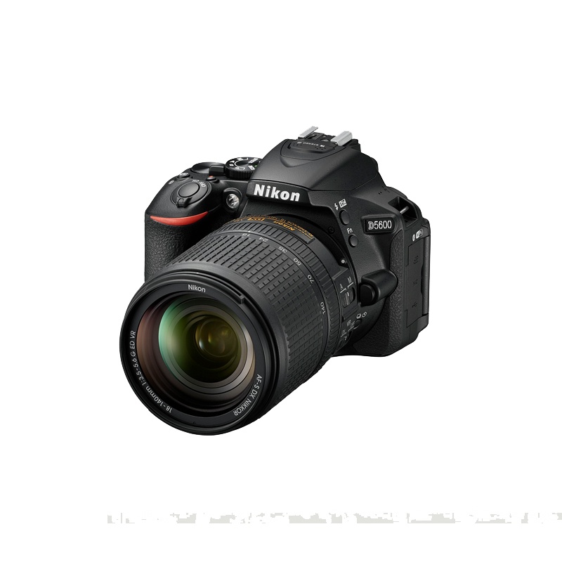 Nikon尼康单反数码相机D5600(18-140mm f/3.5-5.6G EDVR)单镜头套装【礼包版】 2416万