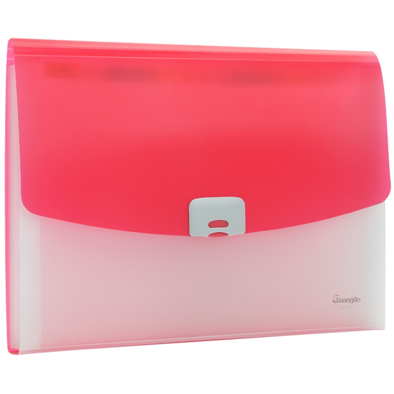 广博WJ6800水果色手提风琴包 12格资料文件包 多层资料包 收纳包 办公用品 学生文具文件套/文件袋