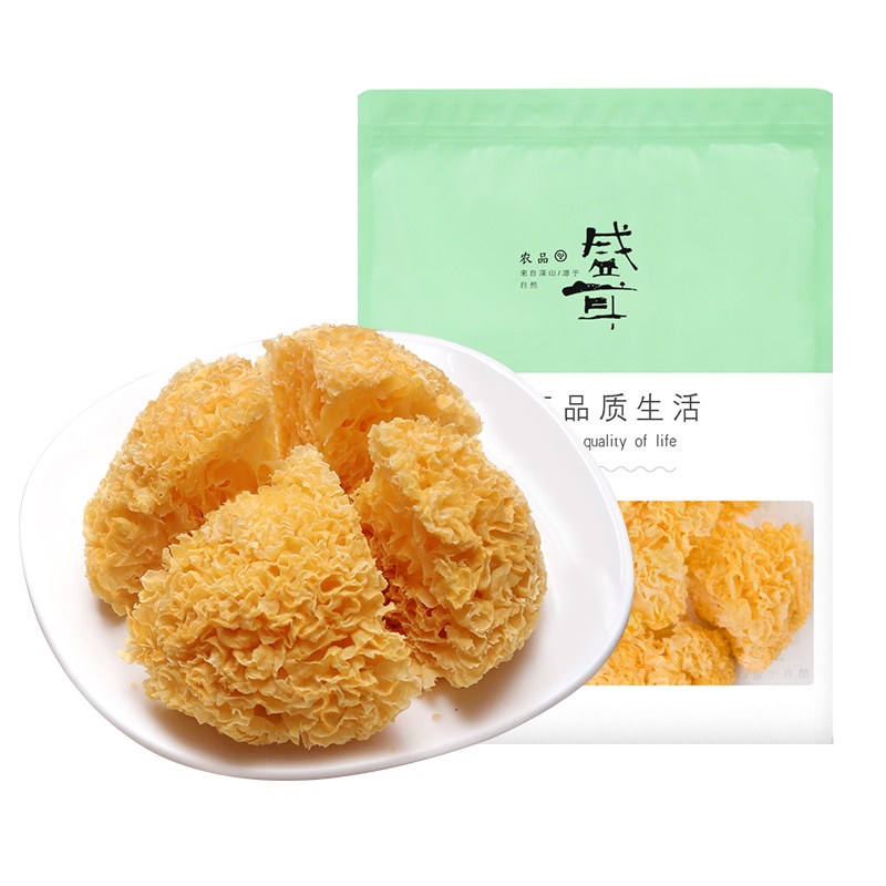 盛耳 银耳/黄金耳250g白木耳古田新鲜雪耳糯耳金耳丑耳无硫干货莲子羹材料