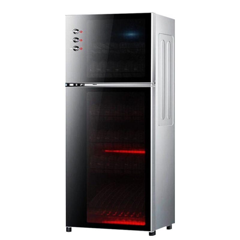 埃利斯(AILISI)138L立式家用商用高温二星级 厨房碗筷餐具茶杯双门大容量按键款ZTP-138K2