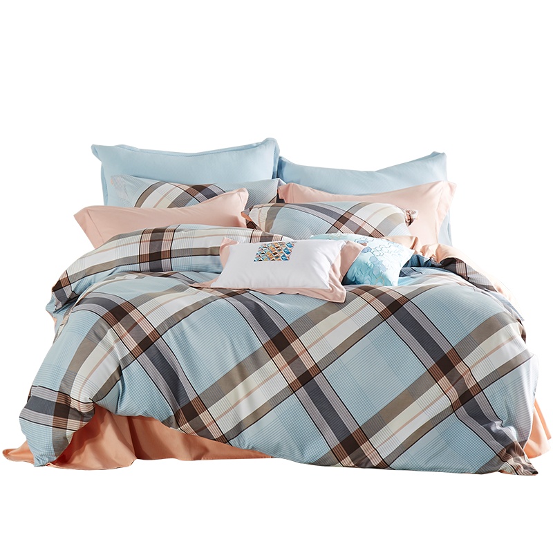 梦洁(MENDALE)家纺磨绒保暖四件套床单被套秋冬床上用品梦洁家纺套件