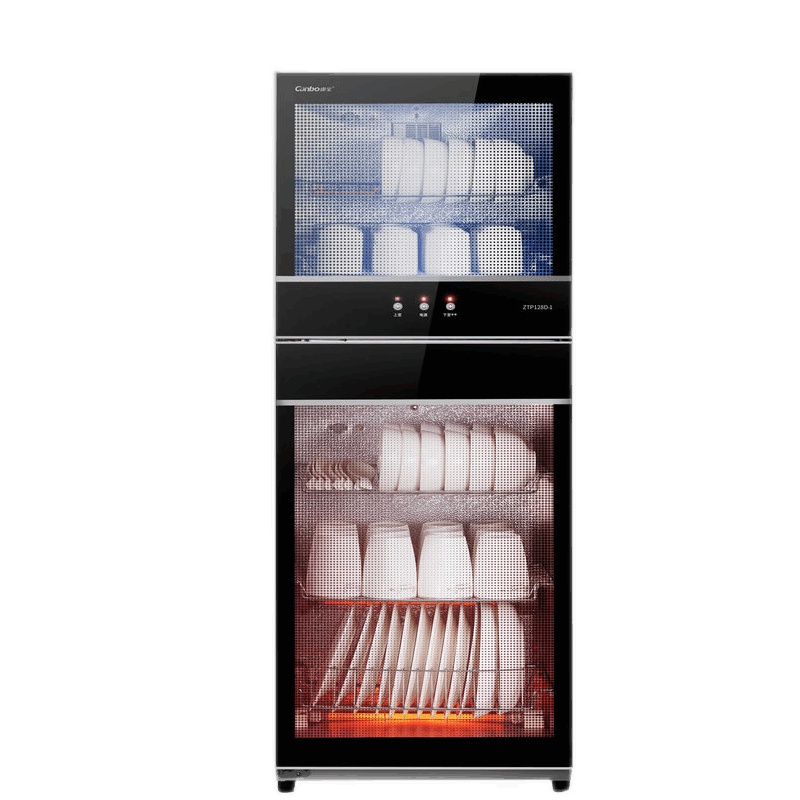康宝(Canbo) 消毒柜家用立式迷你小型商用双门不锈钢碗柜XDZ130-D1(130升/适合6-10人)
