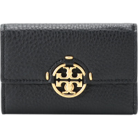 TORY BURCH 托里·伯奇 奢侈品 TB钱包 女士 MILLER系列皮革短款翻盖钱包钱夹 79393