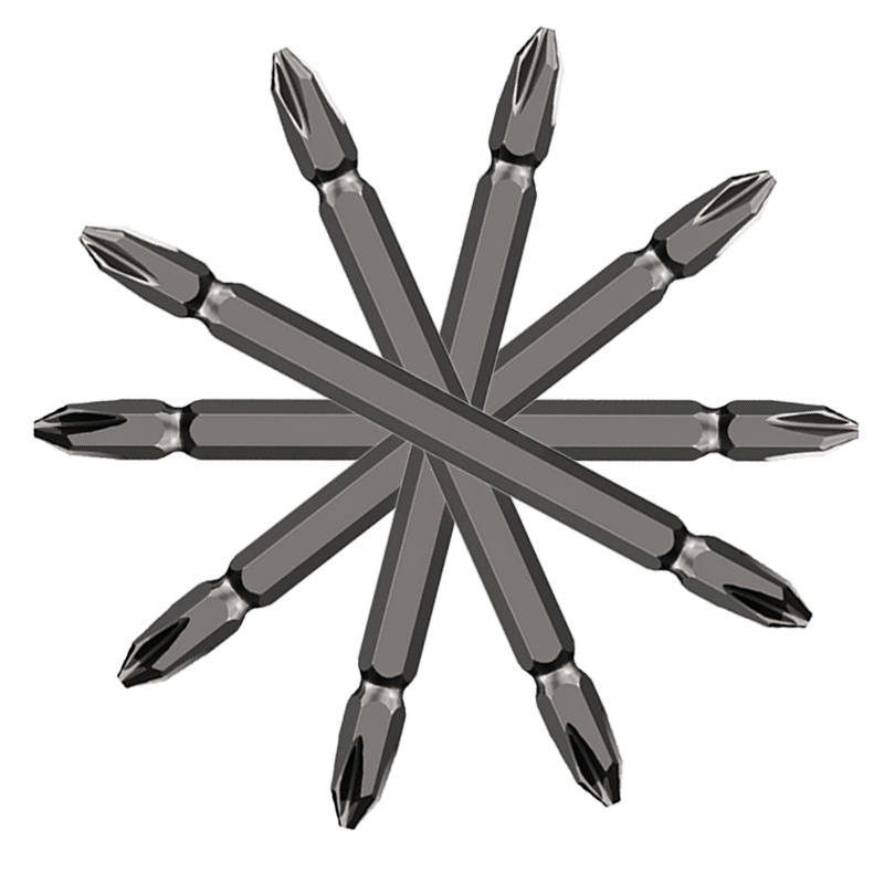 尼奥动力(neopower)双头十字批头电动螺丝刀批头气动螺丝刀批头 风批S2 PH2x100mm5只装 Y0041