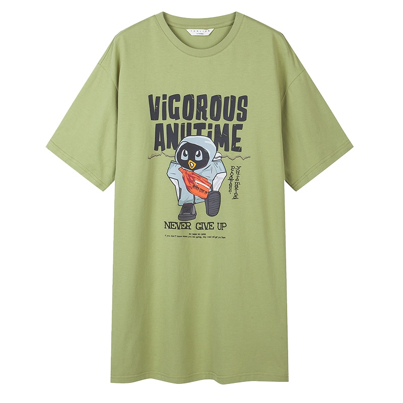 唐狮情侣装夏装2020夏季新款短袖T恤男ins潮流印花纯棉白色打底女