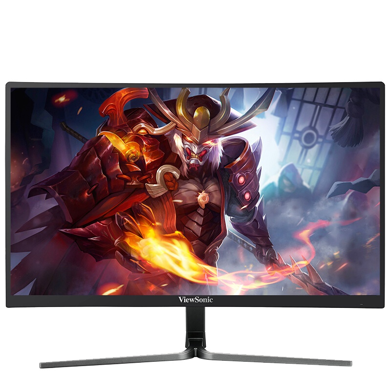 优派（ViewSonic） 23.6英寸 微边框 144Hz刷新率 FHD分辨率 FreeSync 曲面显示器（VX2458-C-mhd）