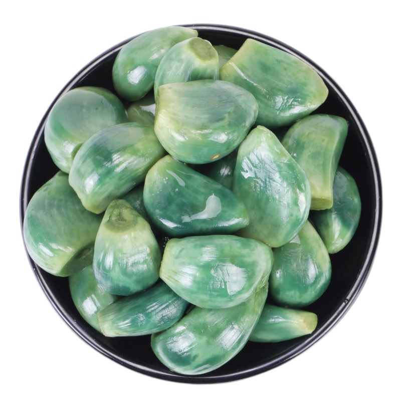 腊八蒜绿蒜醋泡蒜糖醋蒜甜蒜翡翠蒜特产自制腌泡大蒜头500g