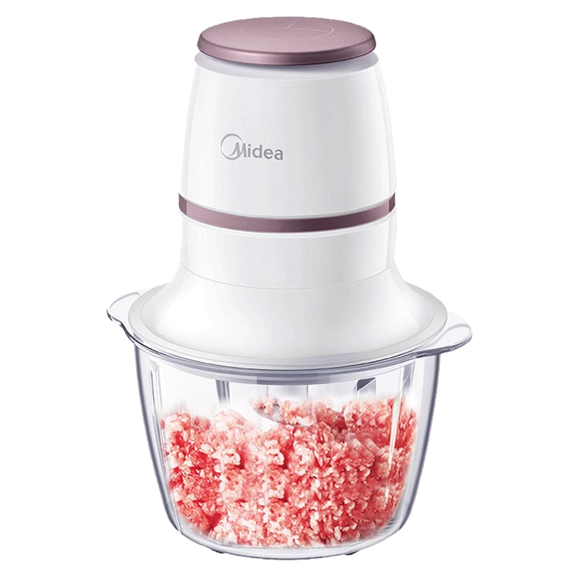 美的多功能绞肉机MJ-LZ20Easy102 家用电动小型碎菜料理机打馅碎肉搅拌机