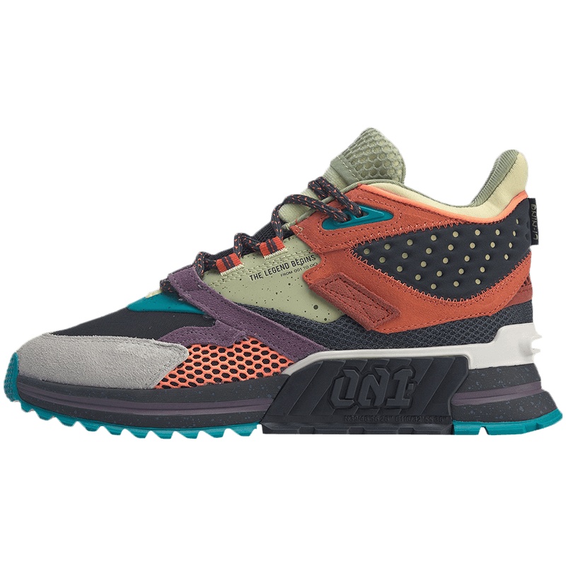 李宁001 T1000 WINTER男子支撑中帮潮流休闲鞋AGLP079-4