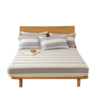 婵思 时尚纯棉老粗布单床笠