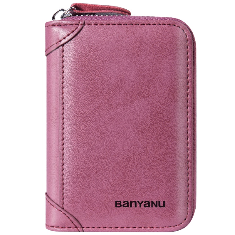 卡包女式真皮新款卡位多防消磁超薄大容量精致高档小巧装卡片包女