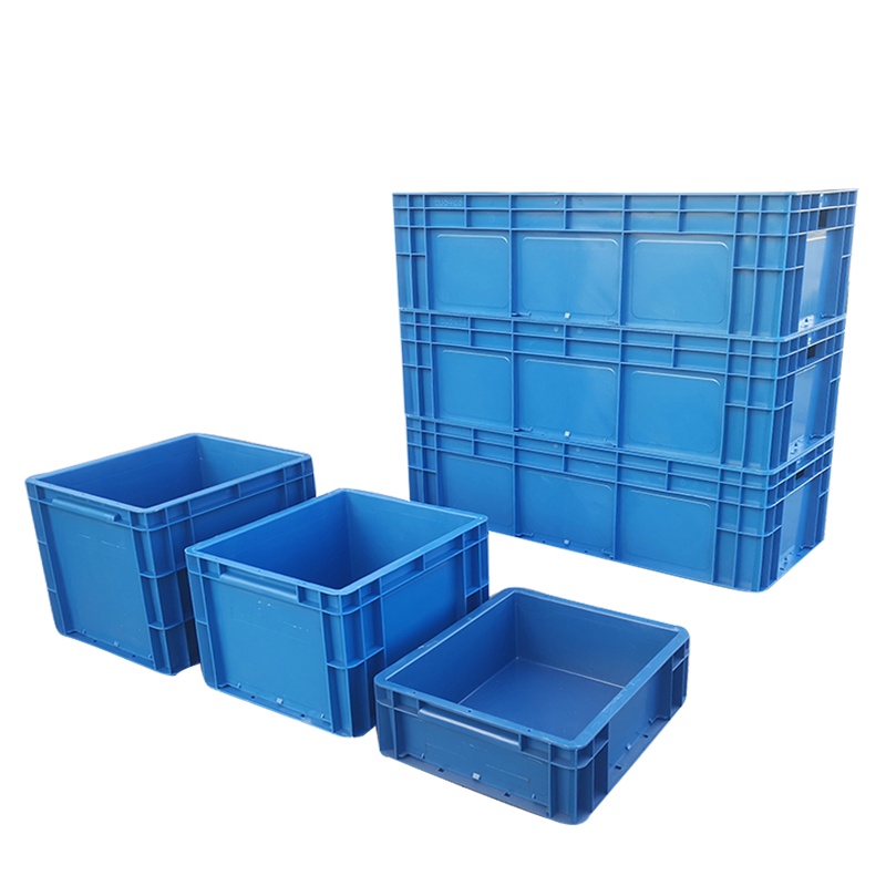 英达斯贝克 EU塑料周转箱加厚欧标物流仓库零件大号长方形过滤带盖养龟箱