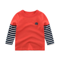 最喜家童装秋款新品 韩版儿童长袖t恤纯棉女童打底衫3330