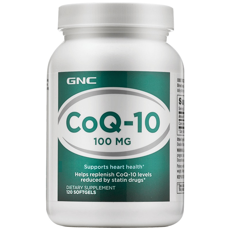 [呵护心脑]GNC健安喜 辅酶Q10胶囊 100毫克 120粒/瓶 美国进口