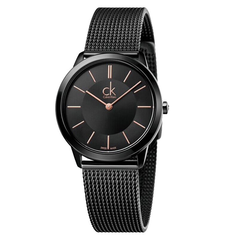 CK卡文克莱 CalvinKlein手表 男女士腕表 石英表 Minimal系列 经典简约